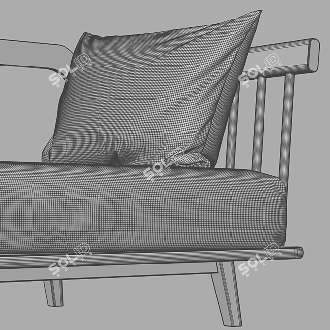 Modern Jungle Bed by Emmanuel Gallina 3D model image 2