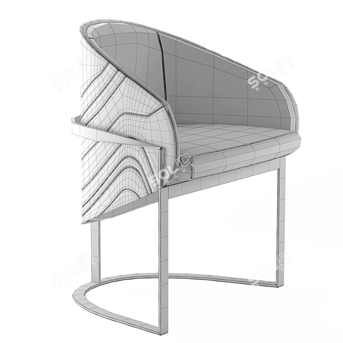 Luxury Cloud Chair, Italian Design 3D model image 3