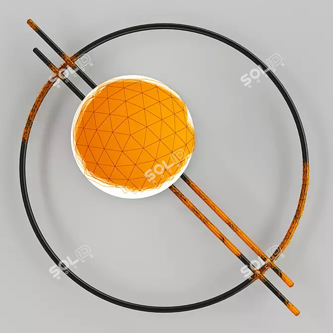 Modern Ceiling Lamp ESTA 2013 3D model image 3