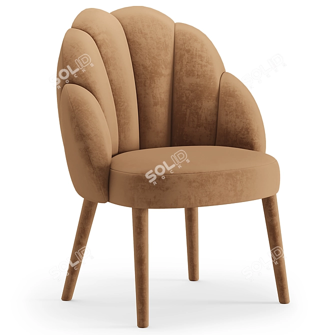 Contemporary Daisy Chair 3D Model 3D model image 4