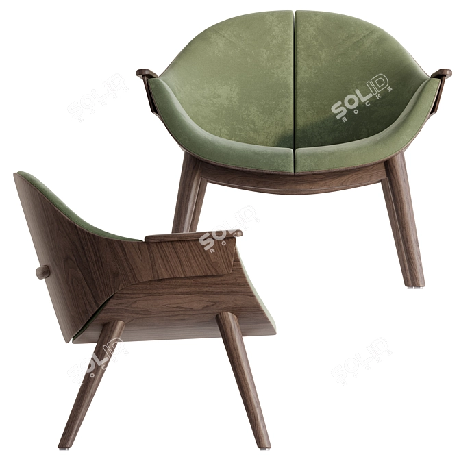 Luxury Florian Armchair 3D Models 3D model image 5