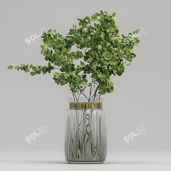 Branches & Pampas Decor Bundle 3D model image 4