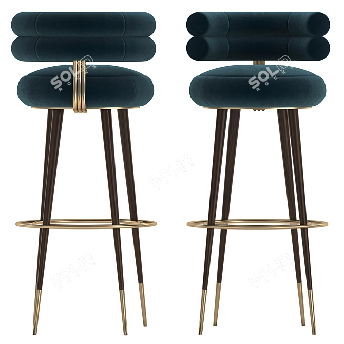 Foster & Betsy Bar Furniture Set 3D model image 2