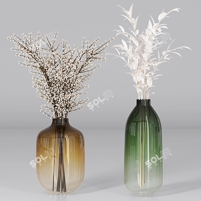 Bouquet Collection with Fur Modifiers 3D model image 2