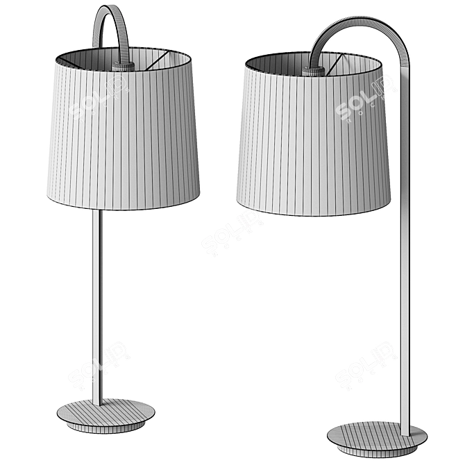 Dantone Urban Table Lamp 3D model image 7