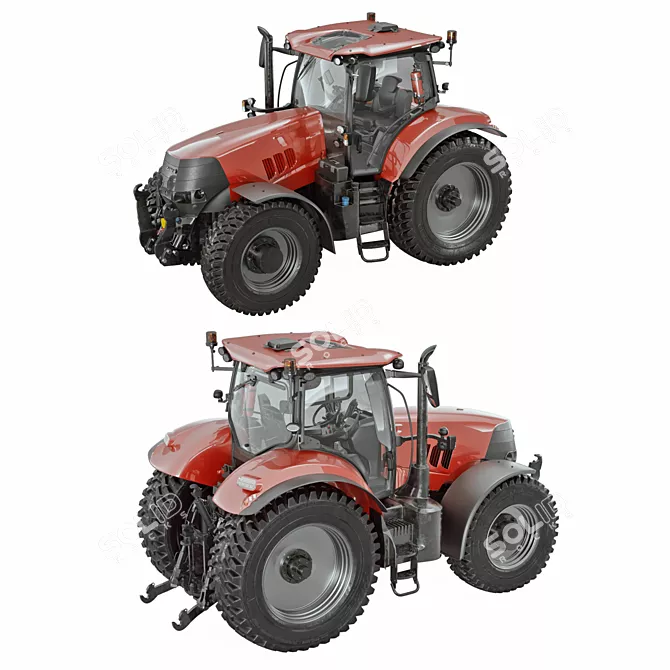 CASE 3 Puma Tractor Model 3D model image 2