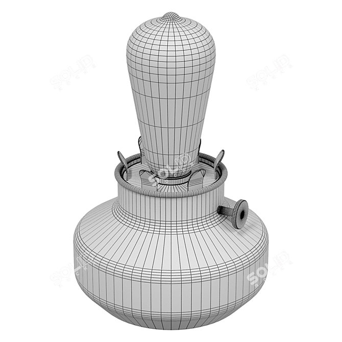 Modern Scandinavian Table Lamp 3D model image 6