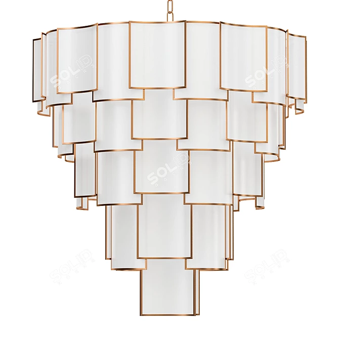 Royal Elegance Chandelier Lighting 3D model image 1