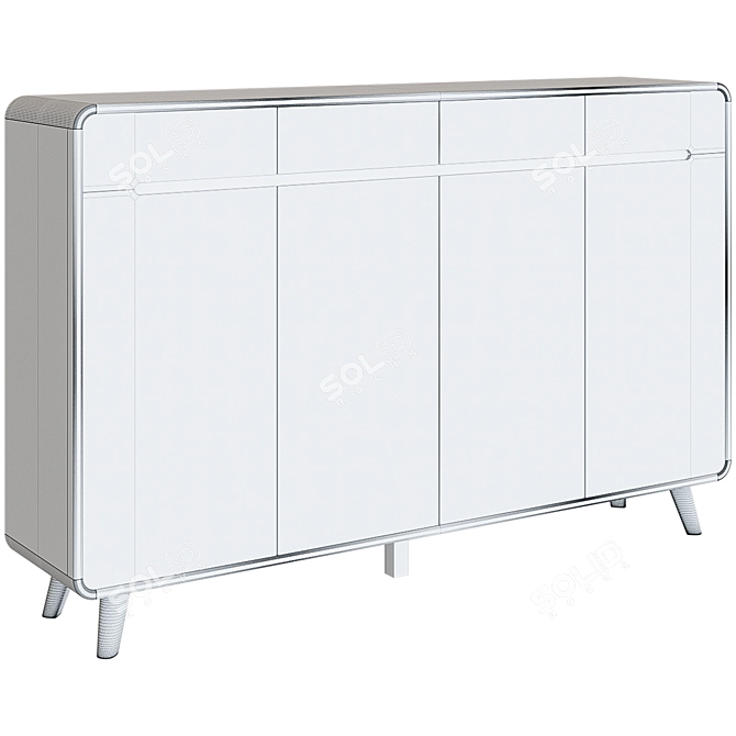 WeilaiConcept Shoe Cabinet Organizer 3D model image 2