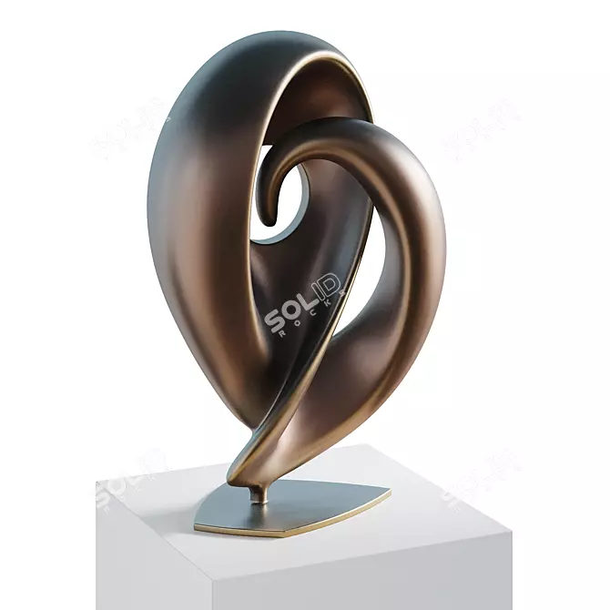 Bronze Forger Sculpture by Askin 3D model image 2