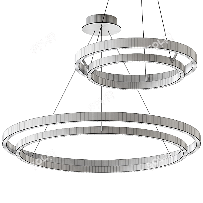 Grace LED Chandelier Pendant Lamp 3D model image 2