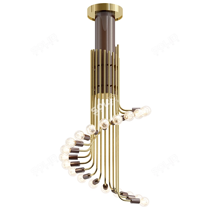 Nagoya Chandelier Model for VRay 3D model image 1