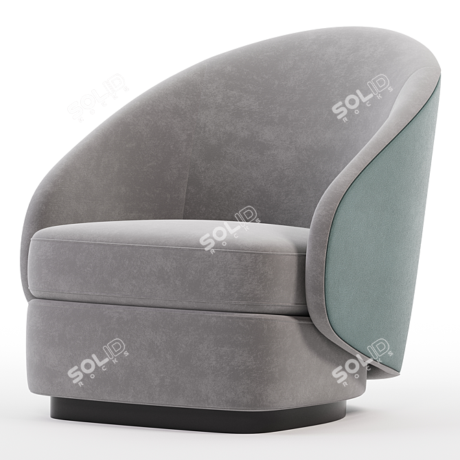 OPHELIA Armchair 3D Model Collection 3D model image 2