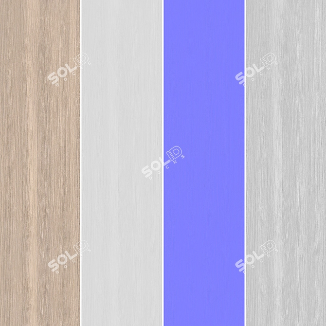 Seamless Oak Textures Pack 3D model image 6