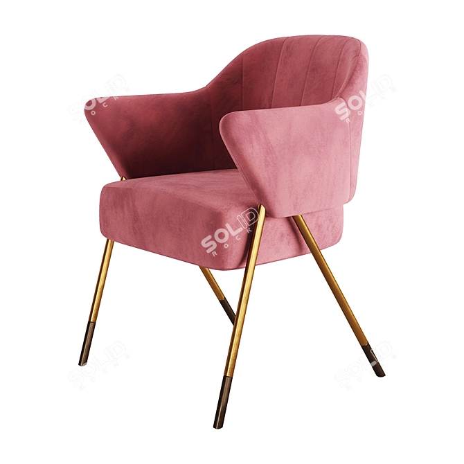 Modern Elegance: Jackie Chair Render 3D model image 2