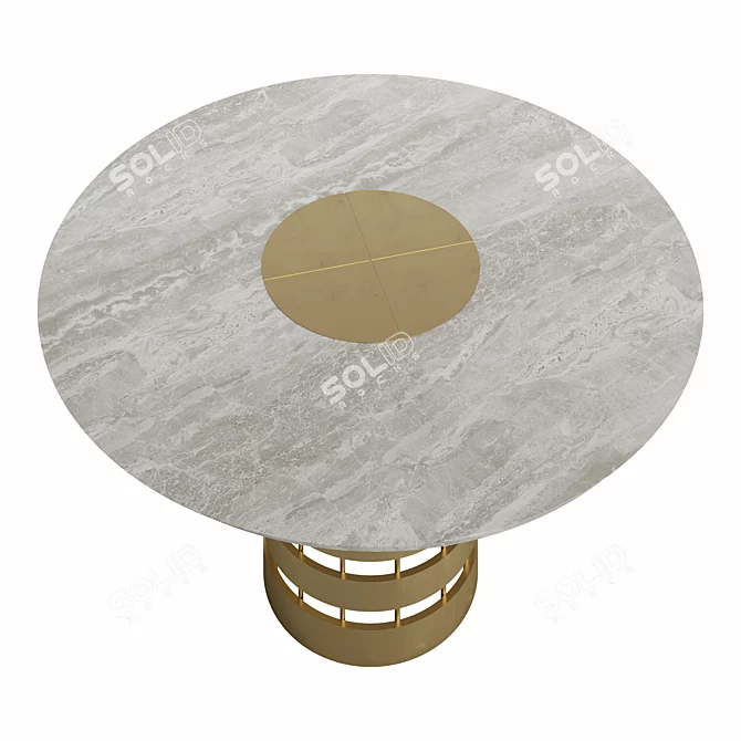 Sleek Rossato-Inspired Conrad Table 3D model image 4