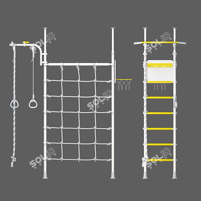 ROMANA R4 Swedish Wall - Adjustable 3D model image 1