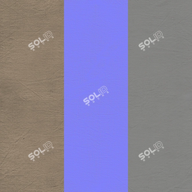 4k Seamless Fabric PBR Texture 3D model image 2