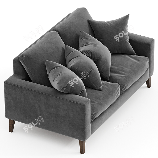 Modern Morley 2 Seater Sofa 3D model image 3