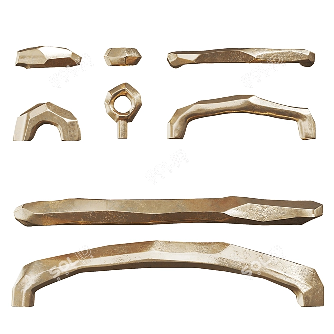 Modern Furniture Handles by EDGE Vetvi Store 3D model image 1