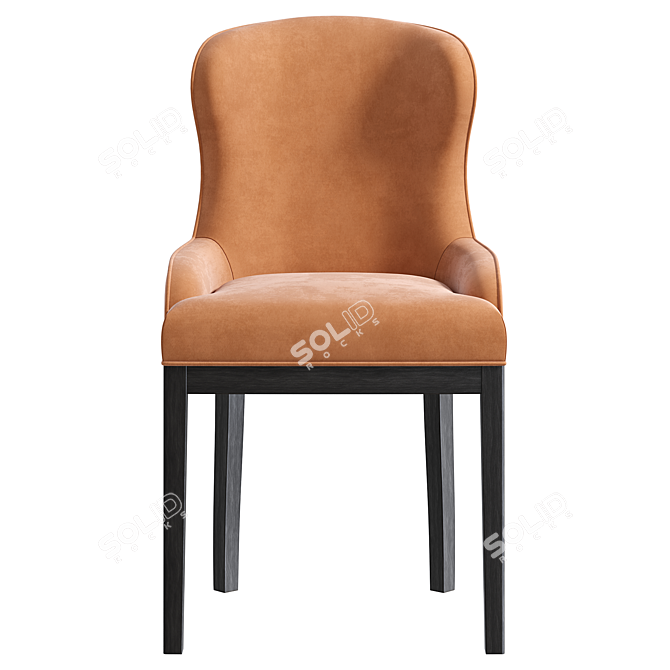 Luxury Flames Chair 3D Model 3D model image 3