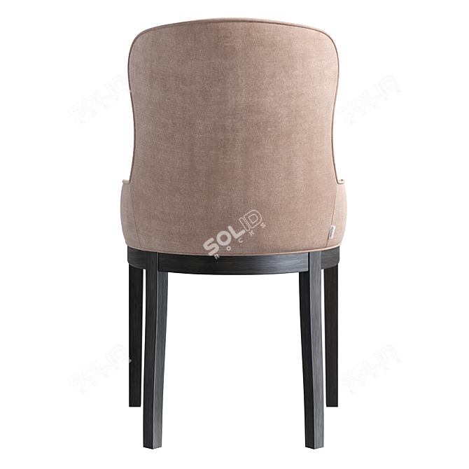 Luxury Flames Chair 3D Model 3D model image 4