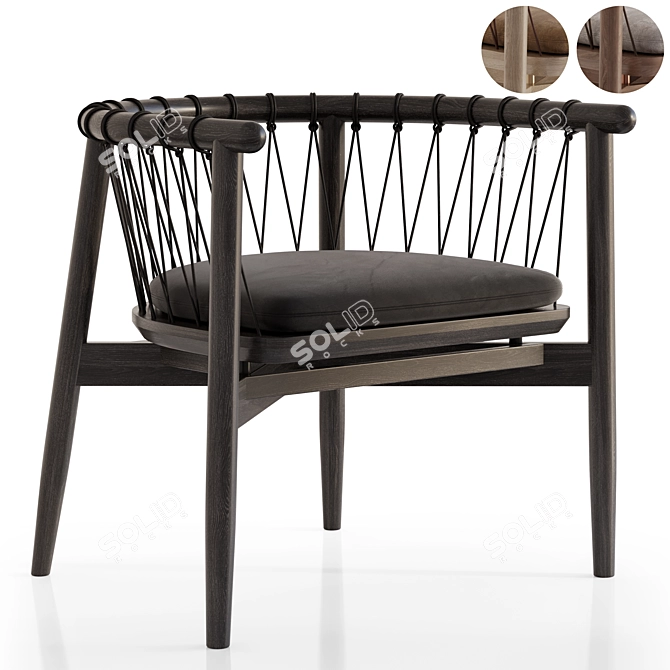 Rendered Sonoma Chair Collection 3D model image 1