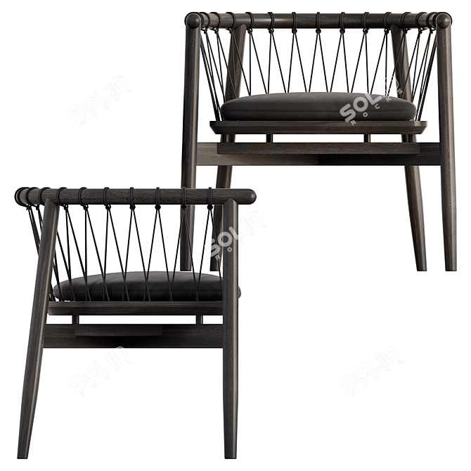 Rendered Sonoma Chair Collection 3D model image 5