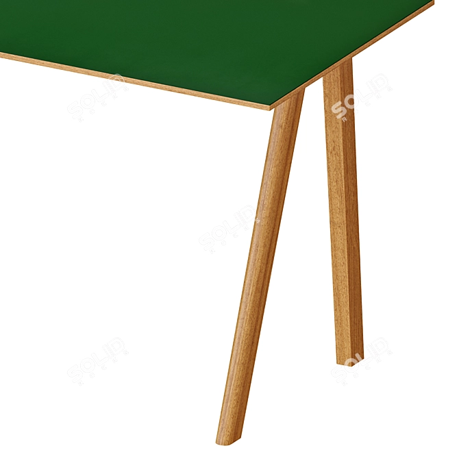  Scandinavian Minimalist Writing Desk 3D model image 3