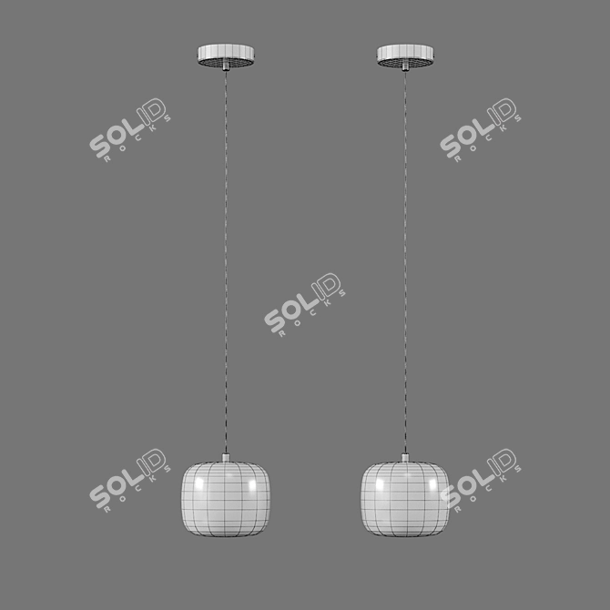 Eurosvet Jar Pendant Light 3D model image 2