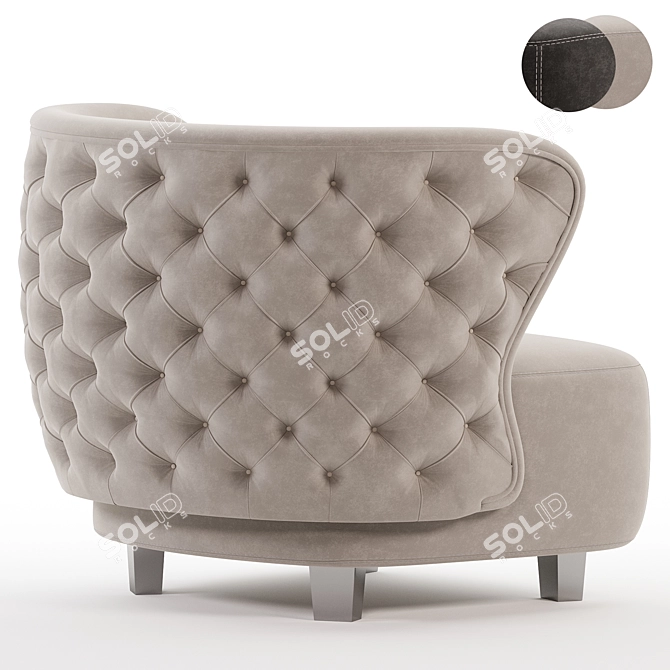 Elegant Heritage Armchair Collection.readdir 3D model image 3