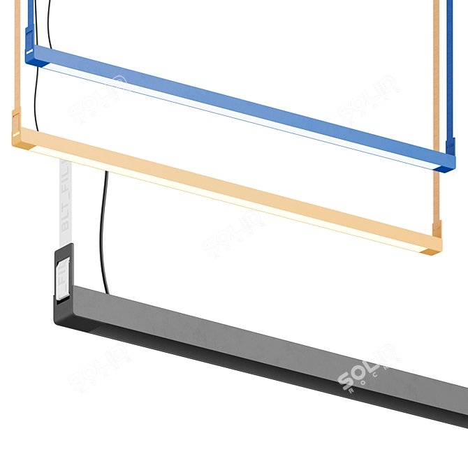 Modern Pendant Light BLT 1 3D model image 1