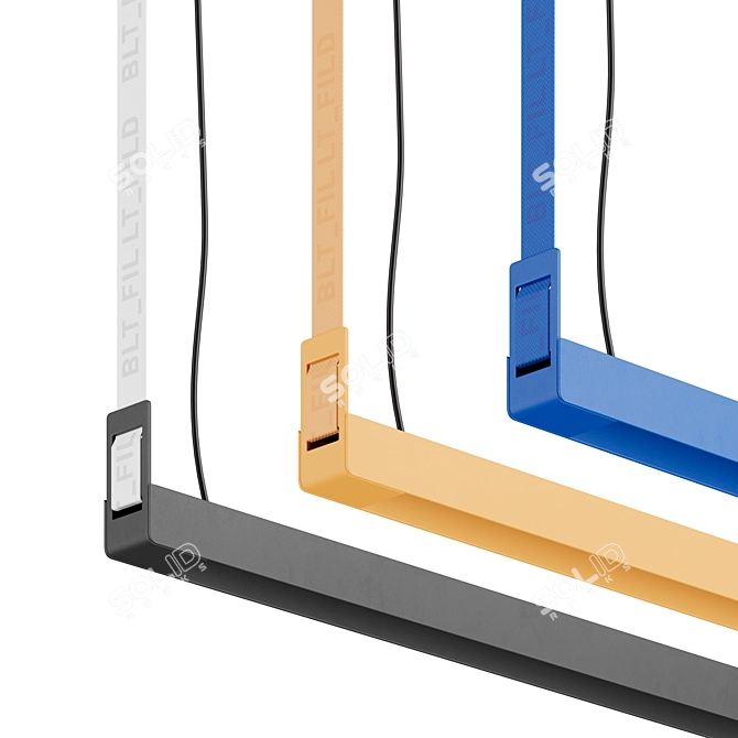 Modern Pendant Light BLT 1 3D model image 3