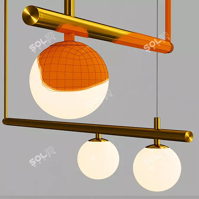 Designer Barra Lamps Set 2013 3D model image 2