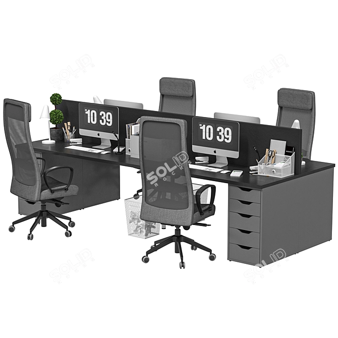 IKEA Office Suite - Workstation 10 3D model image 2