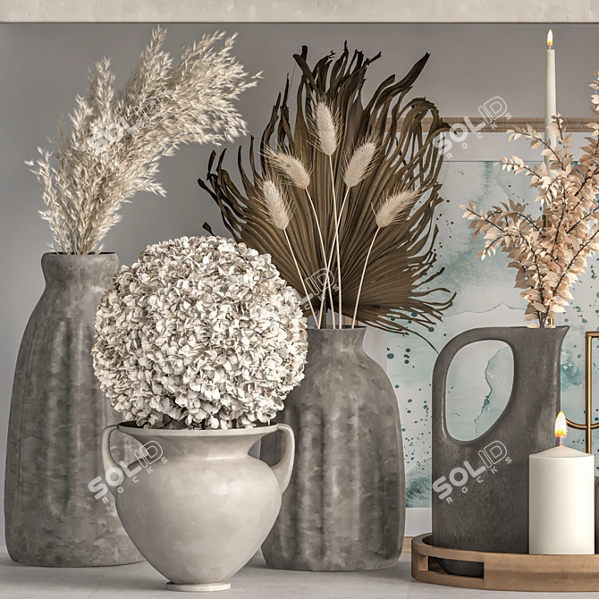 Modern Decor Set 2015 3D model image 4