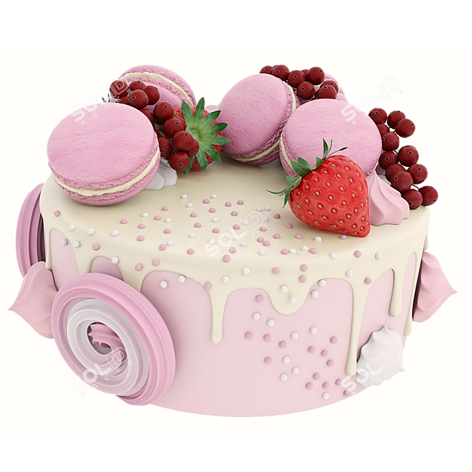 Pink Sweet Treats 3D Collection 3D model image 3