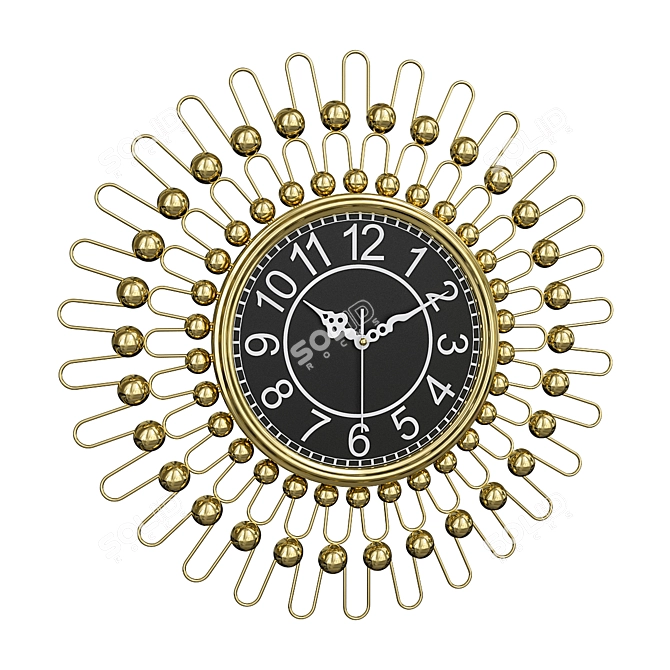 ImperiumLoft Designer Wall Clock 3D model image 1