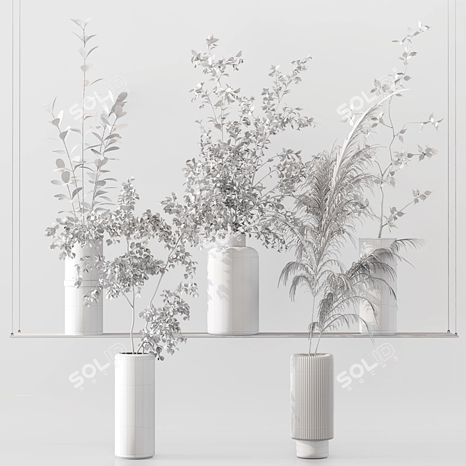 Premium Indoor Plants Collection 3D 3D model image 7