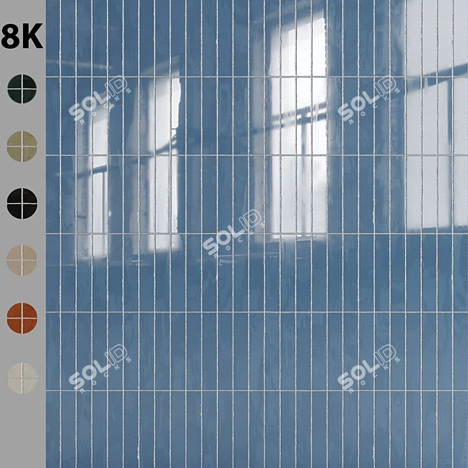 8k Resolution Corona Render Tile 3D model image 1
