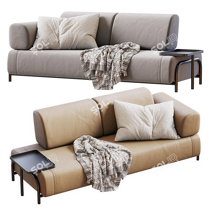 Modern Design Compo Furniture Set 3D model image 1