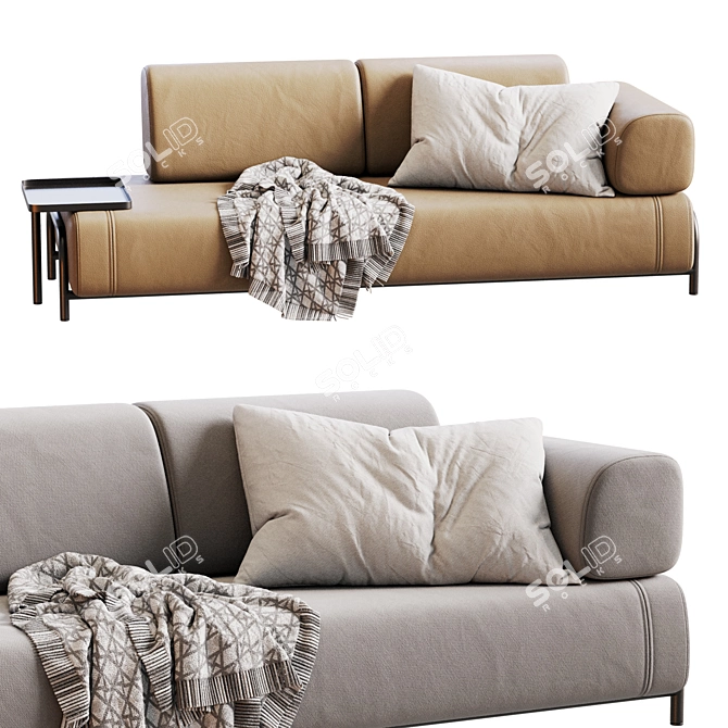 Modern Design Compo Furniture Set 3D model image 2