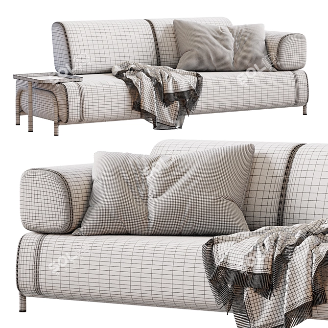 Modern Design Compo Furniture Set 3D model image 6