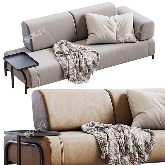 Modern Design Compo Furniture Set 3D model image 7