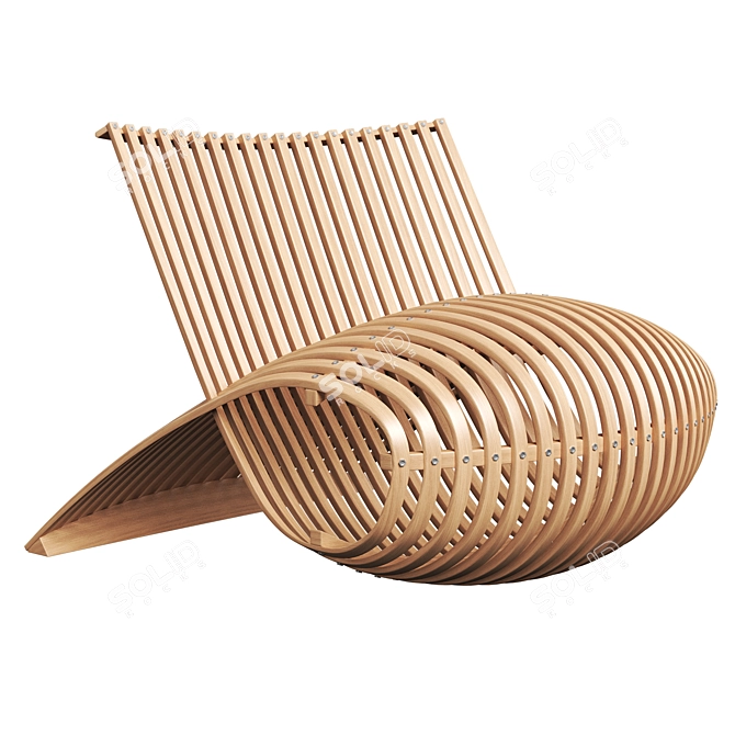 Capellini Wooden Chair 2017 Model 3D model image 1