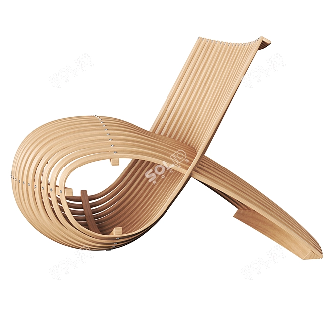 Capellini Wooden Chair 2017 Model 3D model image 2