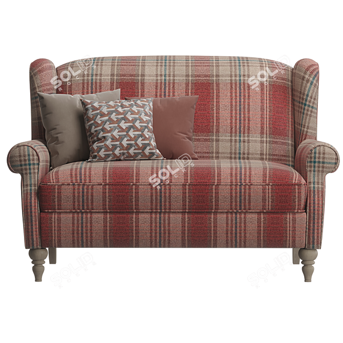 Modern Next Sherlock Small Sofa 3D model image 4