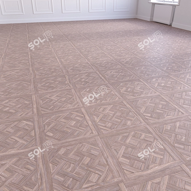 Versatile 3D Wooden Floor Model 3D model image 5