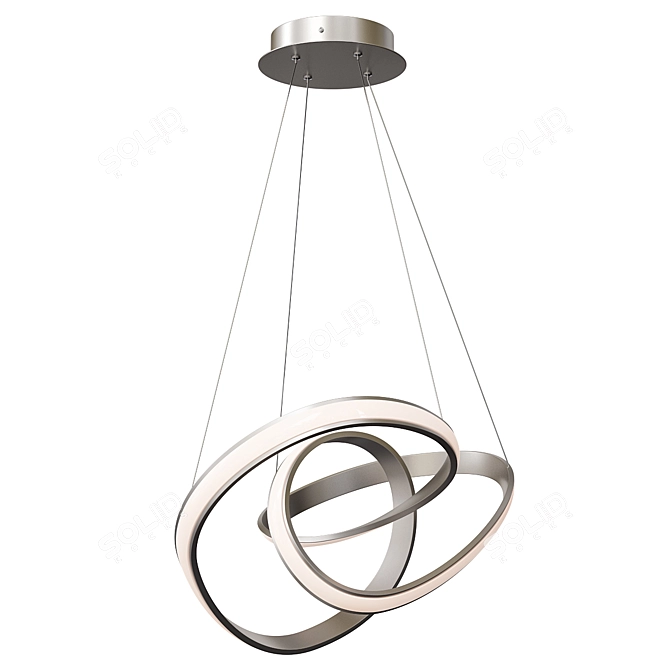 Modern Eurosvet Kink Lighting Fixture 3D model image 2