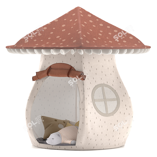 Magical Mushroom Play Tent 3D model image 2